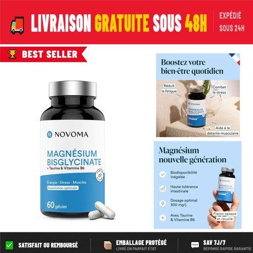 Novoma magnésium bisglycinate - magnésium,