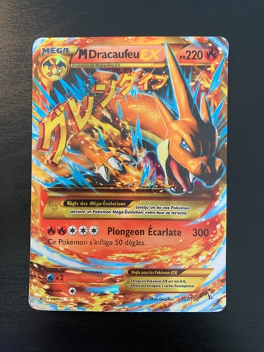 Carte pokémon m dracaufeu - :,