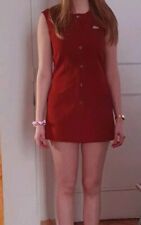 ROBE COURTE  BORDEAUX LACOSTE   Vêtements Femme Vintage TAILLE S 
