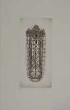 Cécile REIMS : La nymphose, Gravure originale signée