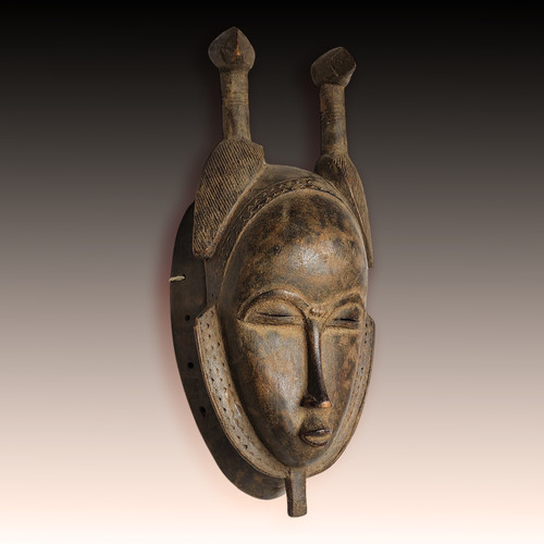 Masque africain yawoure - africain, baoule