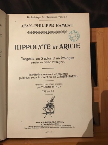 Rameau hippolyte et - rameau,