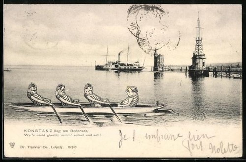Carte postale constance - carte,