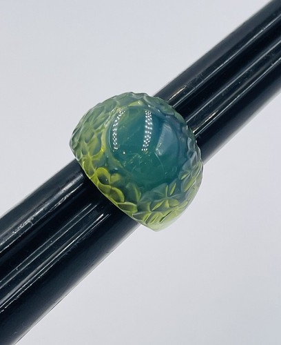 Bague cristal vert antique - cristal,