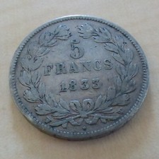 France 5 Francs 1833-W