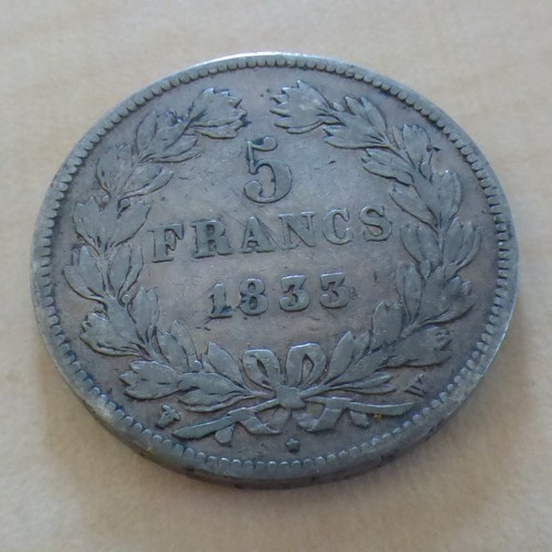 France francs 1833 - 5,