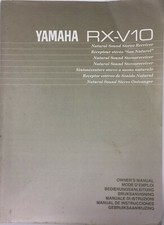 Yamaha RX-V10 Original Récepteur Av Mode D 'emploi / Owner's Manual (Manuel
