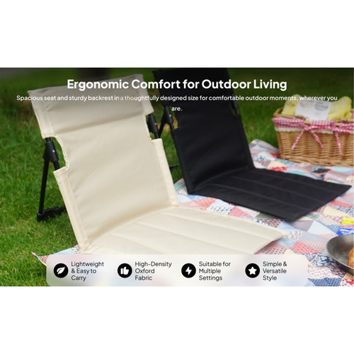 Chaise pliante avec dossier - pliante,