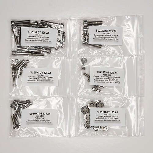 Suzuki 125 1980 - 125, kit