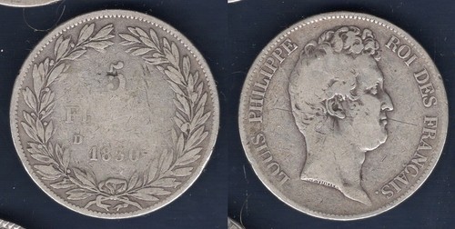 Francs 1830 lyon sans - francs, d