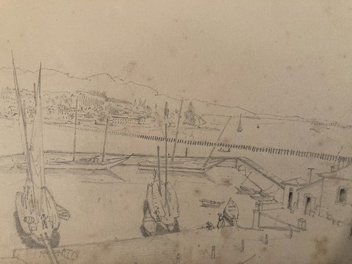 Dessin xixe 1850 crayon - dessin,