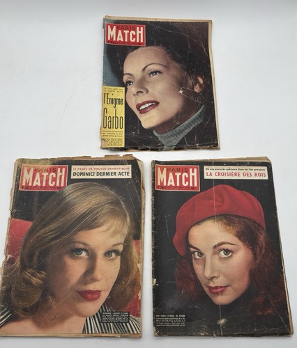 Lot paris match 1954 55 - 3,