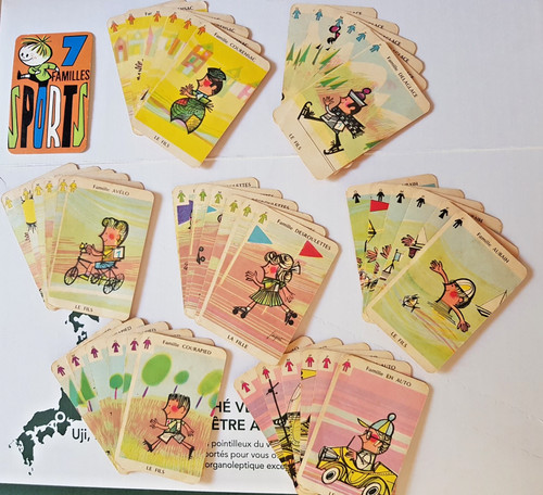 Jeu cartes tres ancien 7 - jeu,