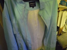 veste de baseball bleu ciel homme taille XL