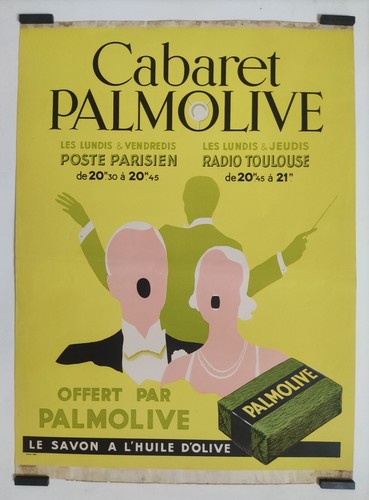 Cabaret palmolive circa - palmolive, 1950