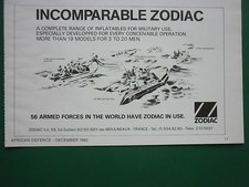 12/1982 PUB ZODIAC CANOT PNEUMATIQUE INFLATABLE COMMANDO MARINE GRAND RAID AD