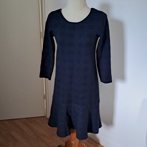 Robe hiver bleu marine - bleu,