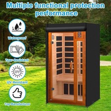 Housse de Sauna Extérieur 33,07 Pouces X 70,08 Pouces Housse de Protection