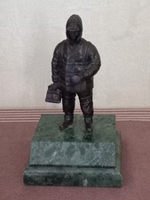 Statuette bronze sauveteur de