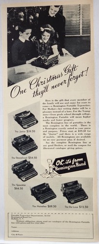 1937 remington rand - 1937,