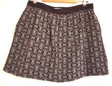 Jupe patineuse noire - jupe, motifs