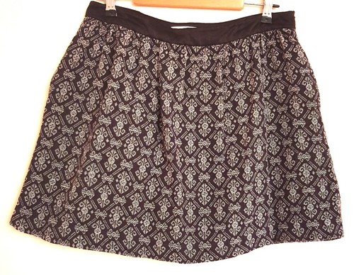 Jupe patineuse noire motifs - patineuse,