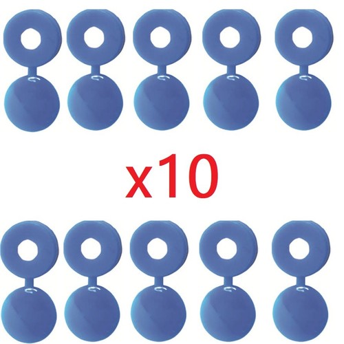 Cache rivet bleu plaque - cache,