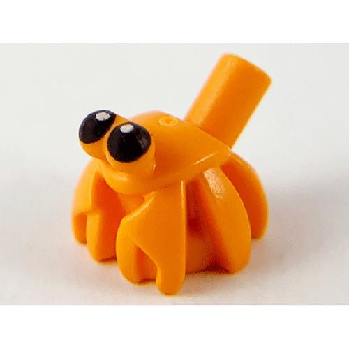 Lego figure orange hermit - lego,