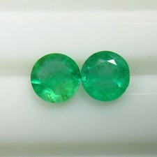 Paire d'Emeraude de Zambie