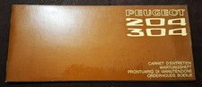 carnet d'entretien PEUGEOT 204