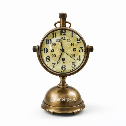 Horloge bureau laiton - de, 5"