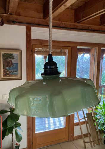 Suspension opaline couleur - suspension, en