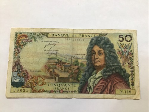 Billet francs racine - billet,