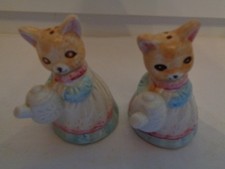 SALIERE POIVRIERE CERAMIQUE FORME CHAT THEIERE