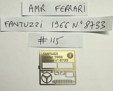 #115 - Photodecoupe pour FERRARI FANTUZZI SPYDER 1966 AMR