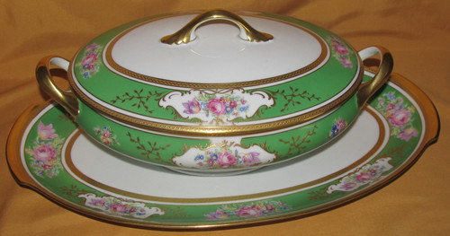 Soupière légumier plat