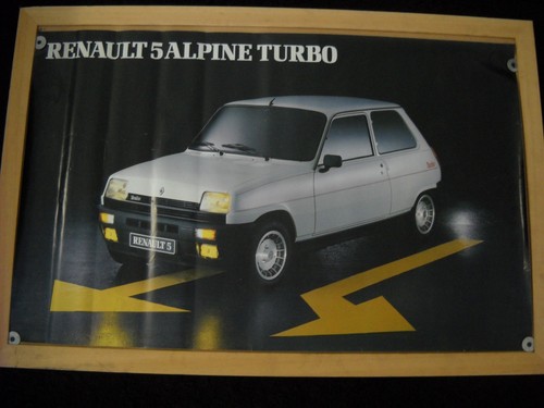 Affiche poster renault - affiche,