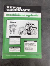 RT MACHINISME AGRICOLE N°55 ZETOR 8111 8145 10111 10145 12145 + Moteurs  I20