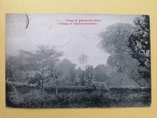 CPA Cachet GUINÉE FRANÇAISE CONAKRY en 1906 Village de TABOUNA les BAINS