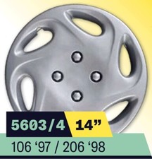 LOT DE 4 ENJOLIVEURS 14'' POUR