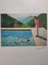 Signé David Hockney - Plongez