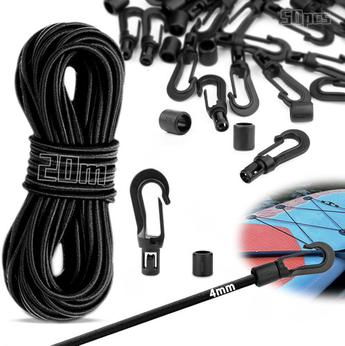 Kit sandow 20m 4mm noir - kit,
