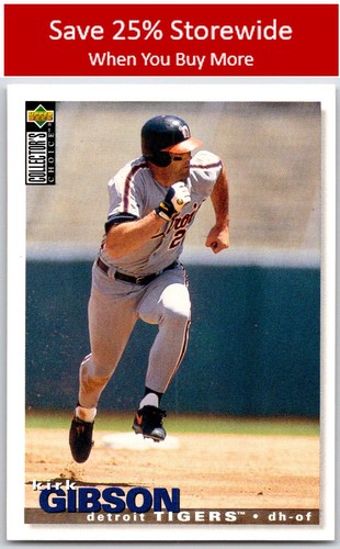 Kirk gibson 1995 collector - 1995, collector's