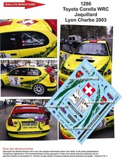 DECALS 1/24 REF 1286 TOYOTA