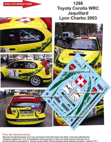 Decals ref 1286 toyota - decals,
