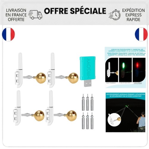 Détecteur touche pêche - détecteur, de