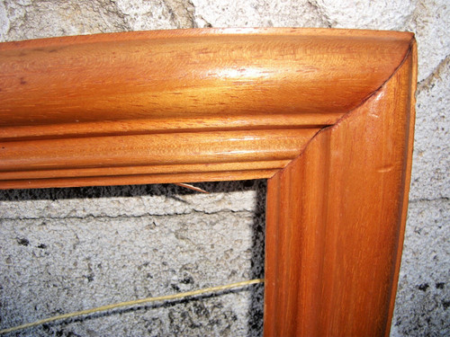 Cadre art déco bois - art, en