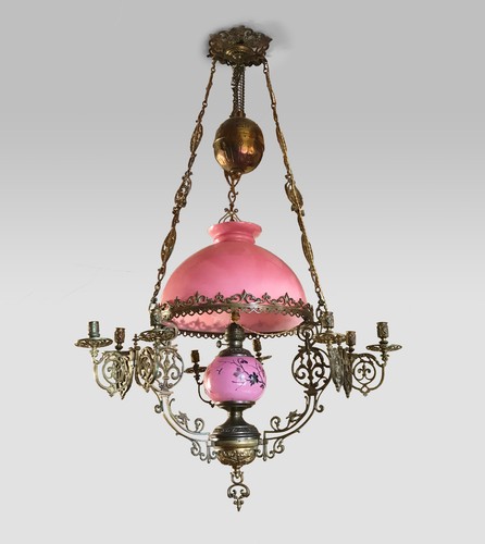 Lustre ancien bronze - , et