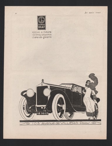 Pub 1924 automobile georges - 1924,