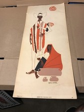 18 1/2x 20” Print Apolinar Spanish Mexico Native Man Woman 1955 Nyc Catalda